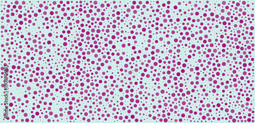 Abstract Background with Purple Dots on Light Blue.