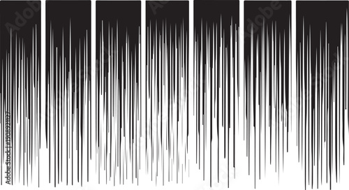 Black and white gradient vertical lines pattern background texture