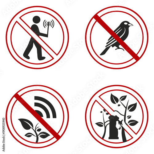 No people, no birds, no wi-fi, and no plants with a bottle Vector