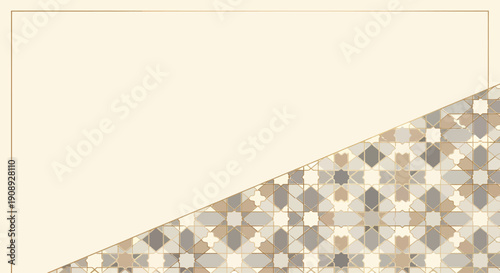 Modern Ramadan celebration with clean and global commercial lifestyle elements