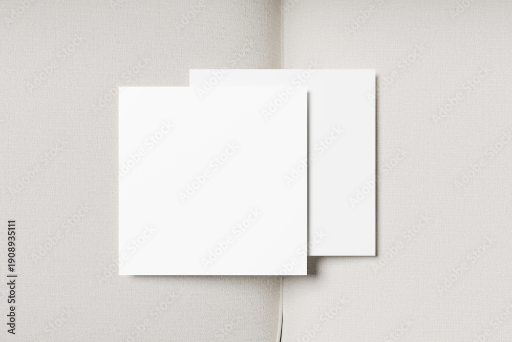 Fototapeta premium Realistic Business Card Blank