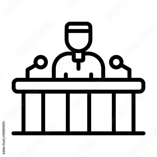 News Reporter Icon Design