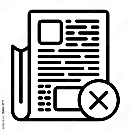 Newspaper Icon Design