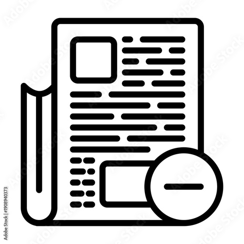 Newspaper Icon Design