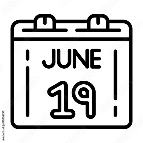 June 19 Icon Design