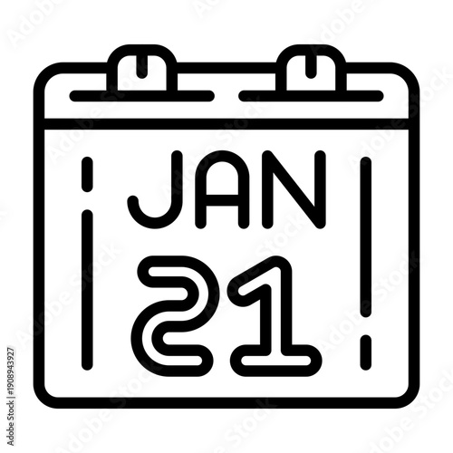 January 21 Icon Design