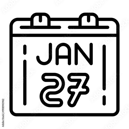 January 27 Icon Design