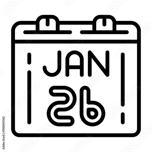 January 26 Icon Design