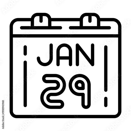 January 29 Icon Design