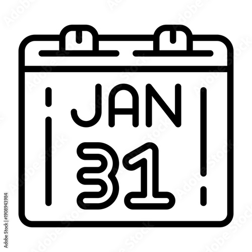 January 31 Icon Design