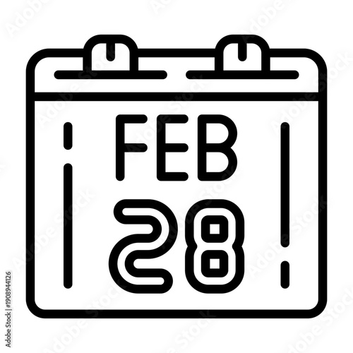 February 28 Icon Design