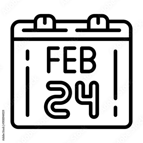February 24 Icon Design