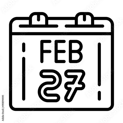 February 27 Icon Design