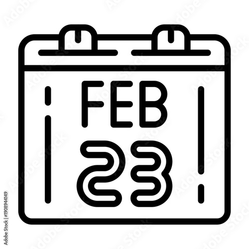 February 23 Icon Design