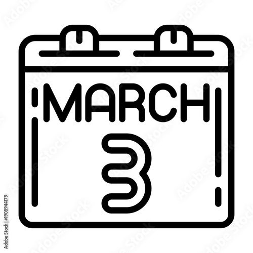 March 3 Icon Design
