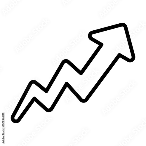 Jagged Arrow Icon Design