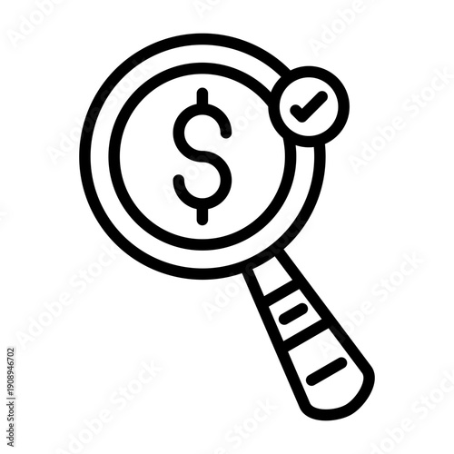 Search Payment Icon Design