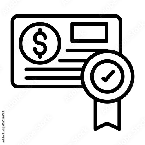 Certificate Icon Design