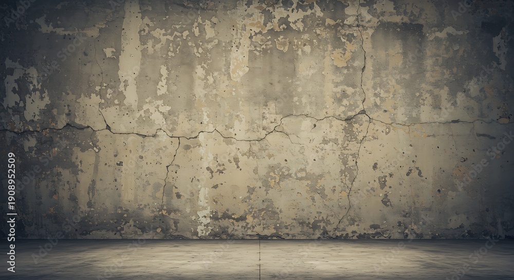 Fototapeta premium Grungy Texture: Weathered Concrete Wall Detail