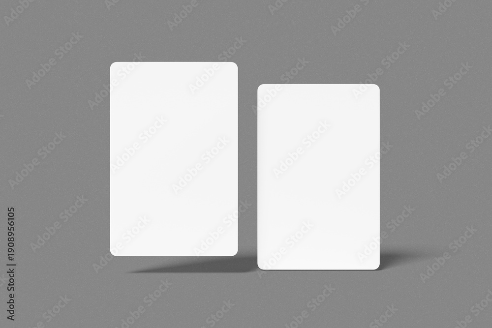 Fototapeta premium Realistic Playing Card Blank