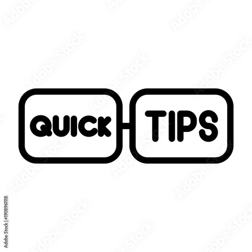 Quick Tips Icon Design