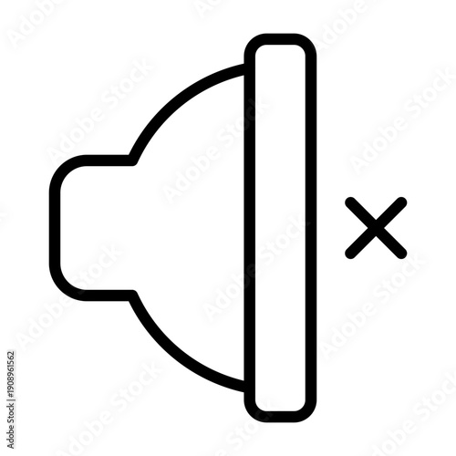 No Volume Icon Design