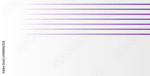 Abstract Gradient Lines on White Background.