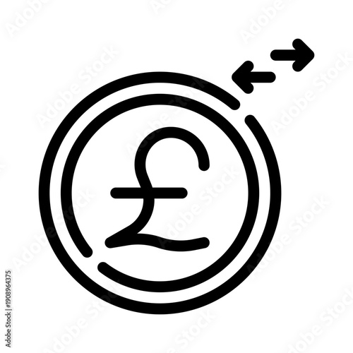 pound line icon