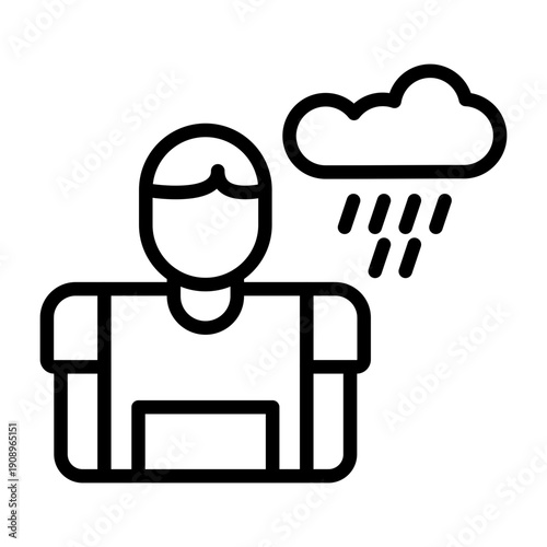 Depressed Icon Design