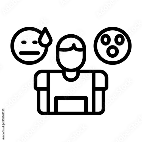 Negative Emotion Icon Design