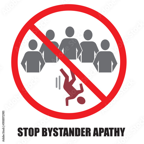 Take a stand with the “Say No to Bystander Apathy” symbol, inspiring courage, accountability, and action to support others and create safer, more compassionate communities everywhere.