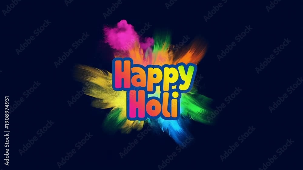 custom made wallpaper toronto digitalIndian Festival of Colours, Happy Holi celebration design