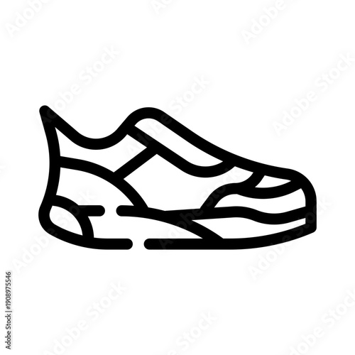 shoes line icon
