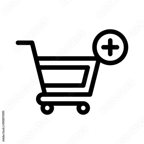add to cart line icon