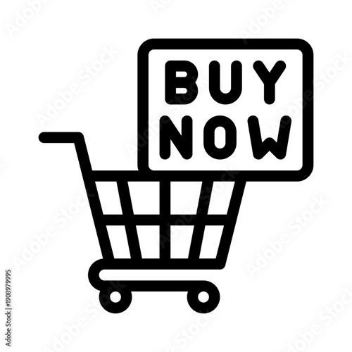 buy now line icon