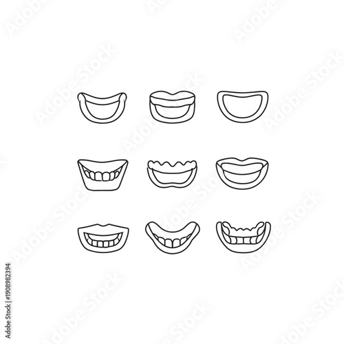 Military fatigues icon design line art 