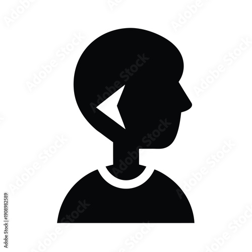Language Translation Silhouette Icon Vector Illustration