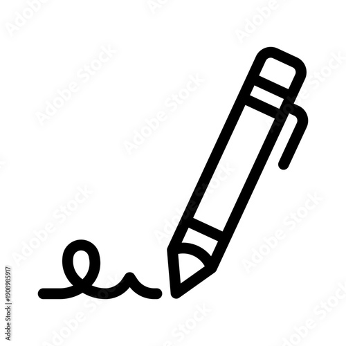 pen line icon