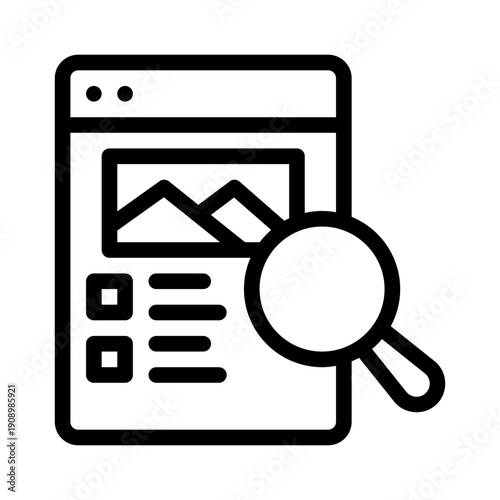 search line icon