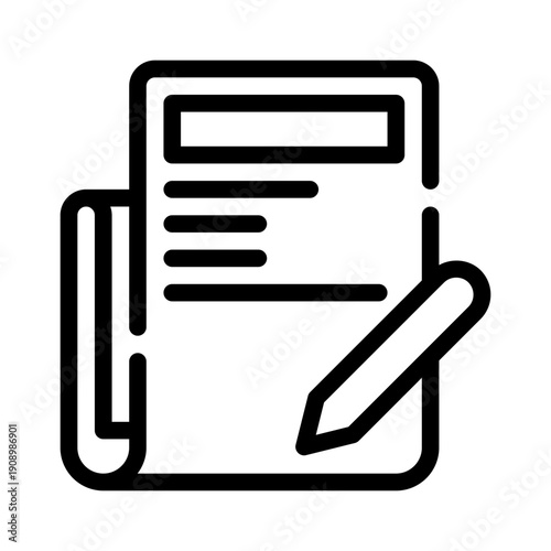 pen line icon