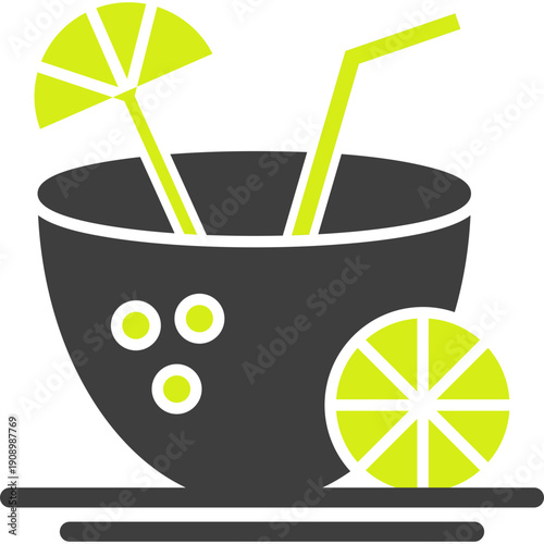 Coconut Drink Icon