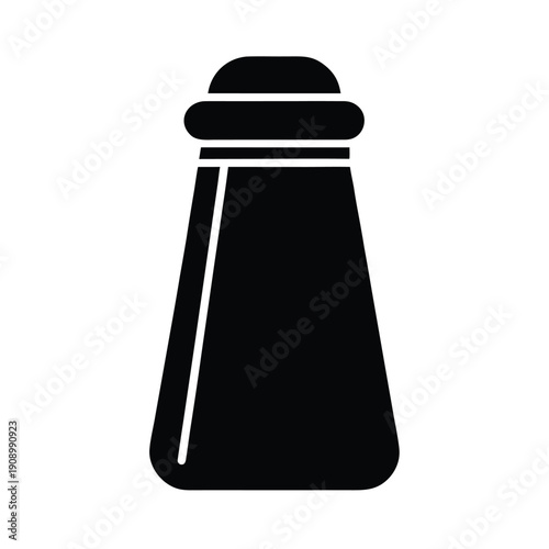 Salt Shaker Silhouette Icon Vector Illustration