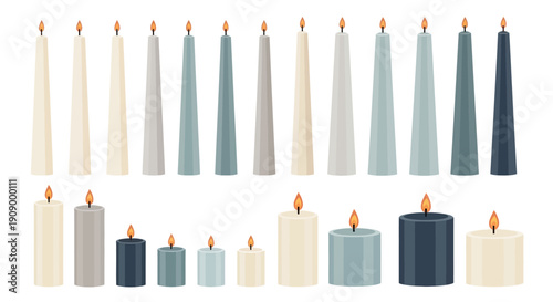 Elegant Candle Collection: Decorative Home Decor