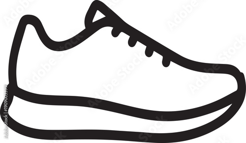 Athletic Running Shoe Silhouettes for Fitness Design