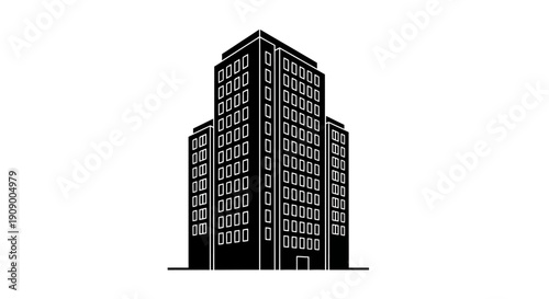 Modern High Rise Office Building Structure.