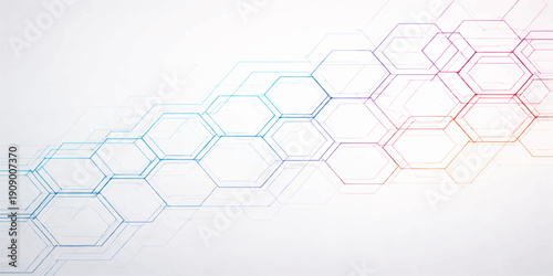Abstract blue backdrop featuring a 3d hexagonal pattern and digital honeycomb texture to create a modern technology and science concept illustration for a business wallpaper design