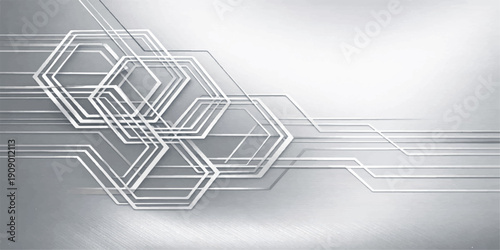 Abstract technology background vector showing a futuristic engineering blueprint of a city building with a 3d computer circuit sketch for a digital construction business concept design