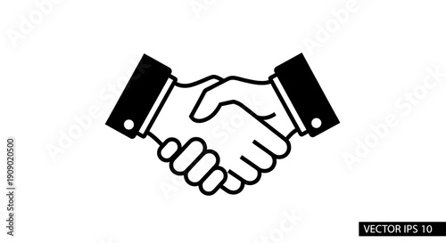 A handshake between two people in a business agreement