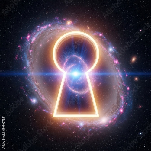 Cosmic Keyhole Revealing Mysteries of the Universe and Beyond