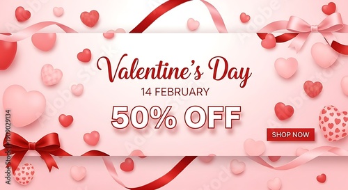 Wallpaper Mural Valentine's day special offer with fifty percent discount on gifts and chocolates Torontodigital.ca